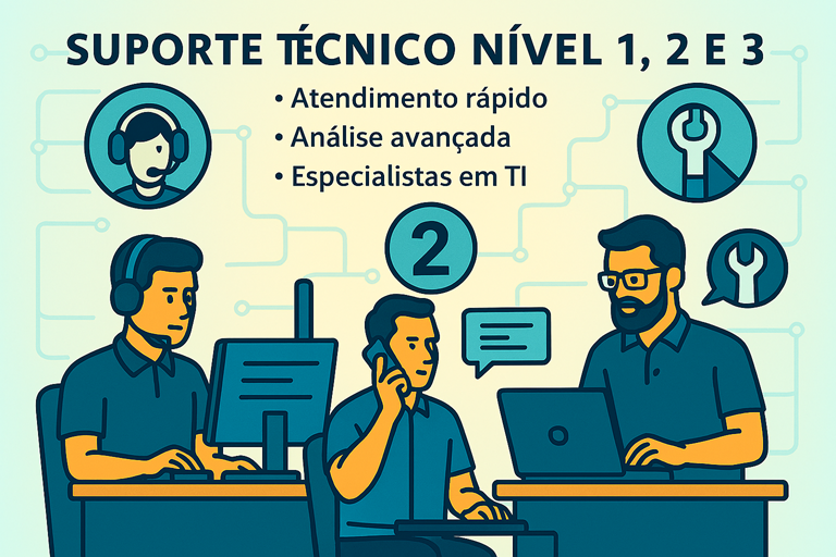 Suporte Técnico Nível 1, 2 e 3
